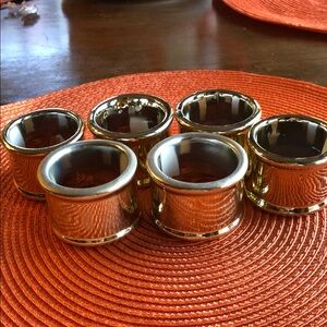 Chic Gold Napkin Rings
